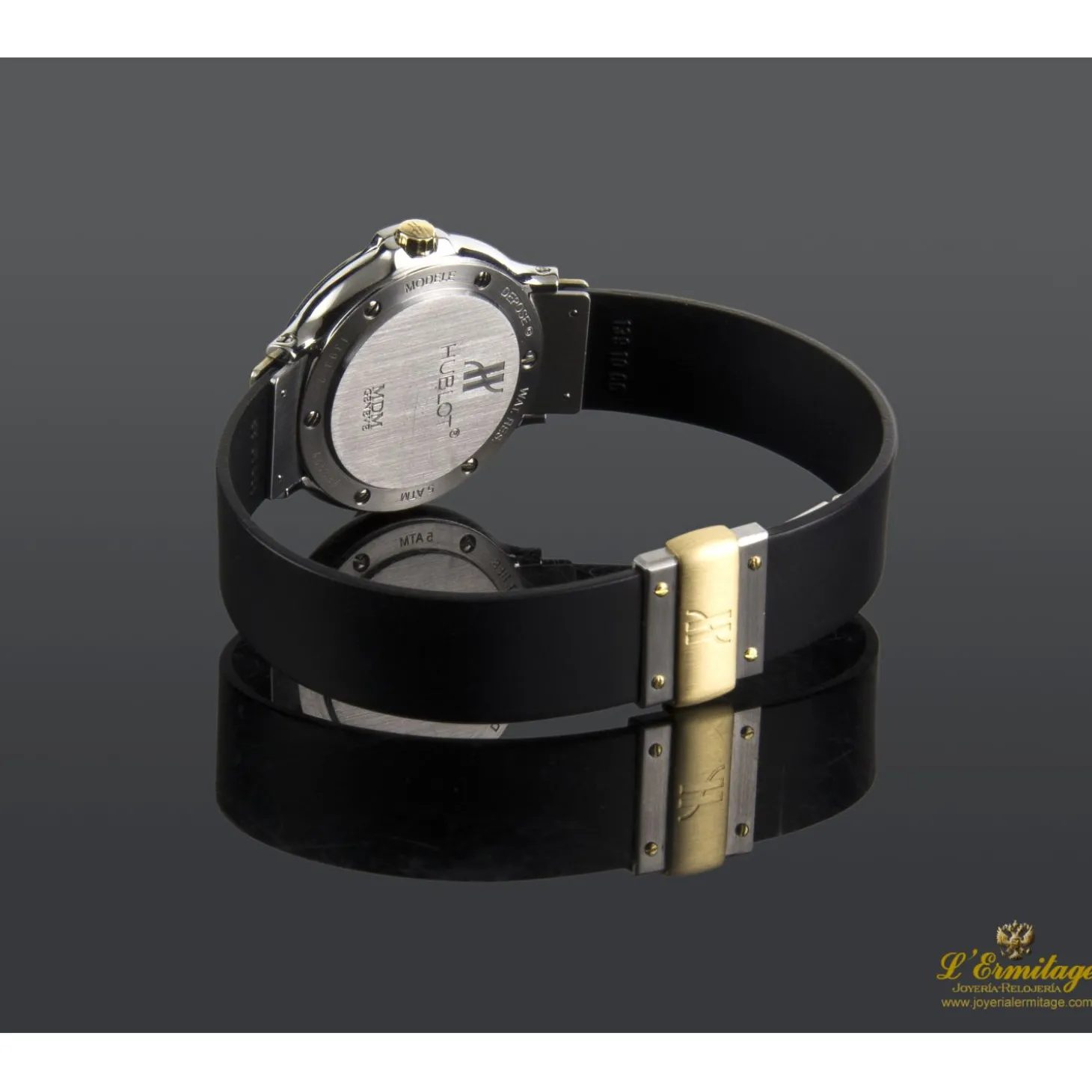 HUBLOT Classic acero y oro cuarzo señora