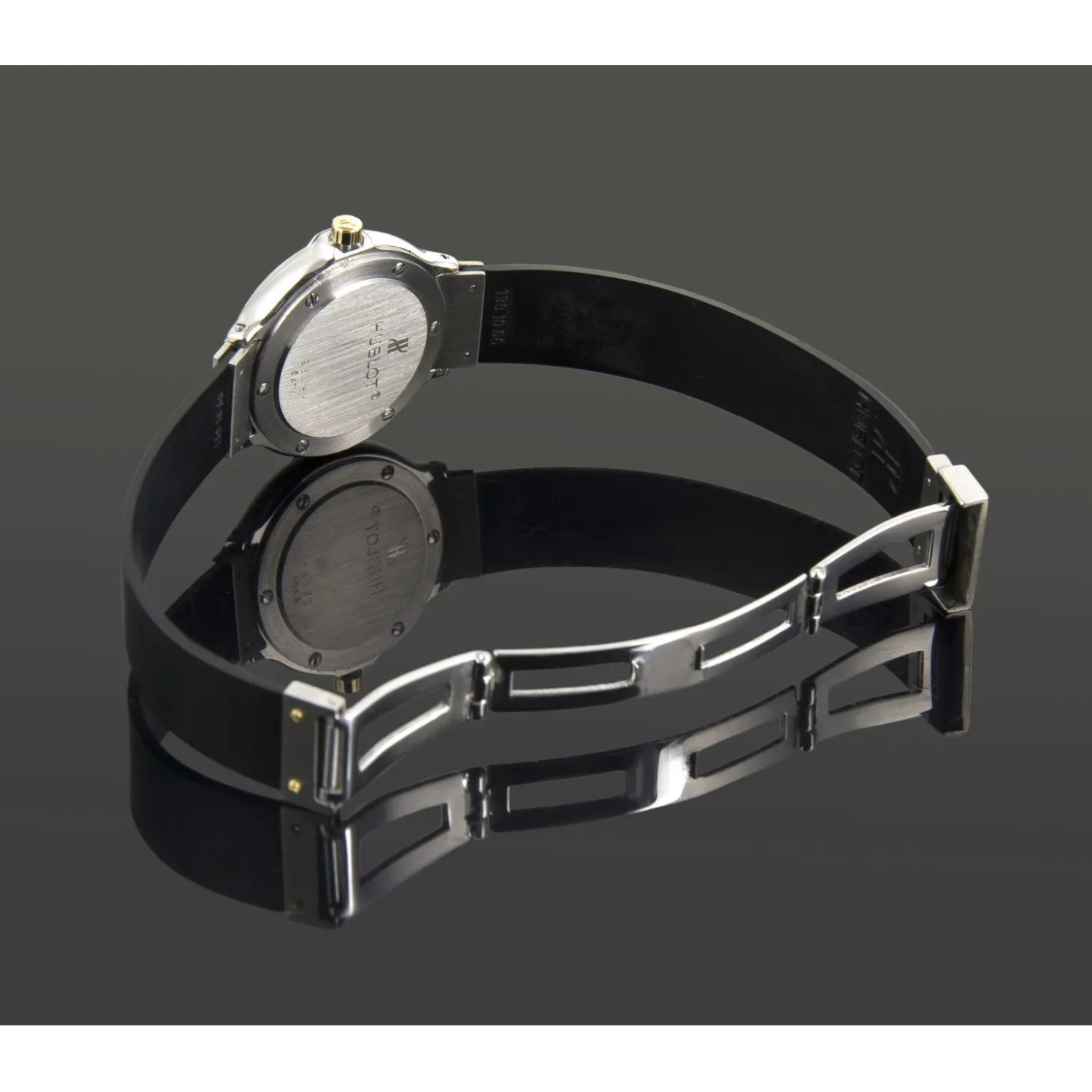 HUBLOT Classic acero y oro cuarzo señora