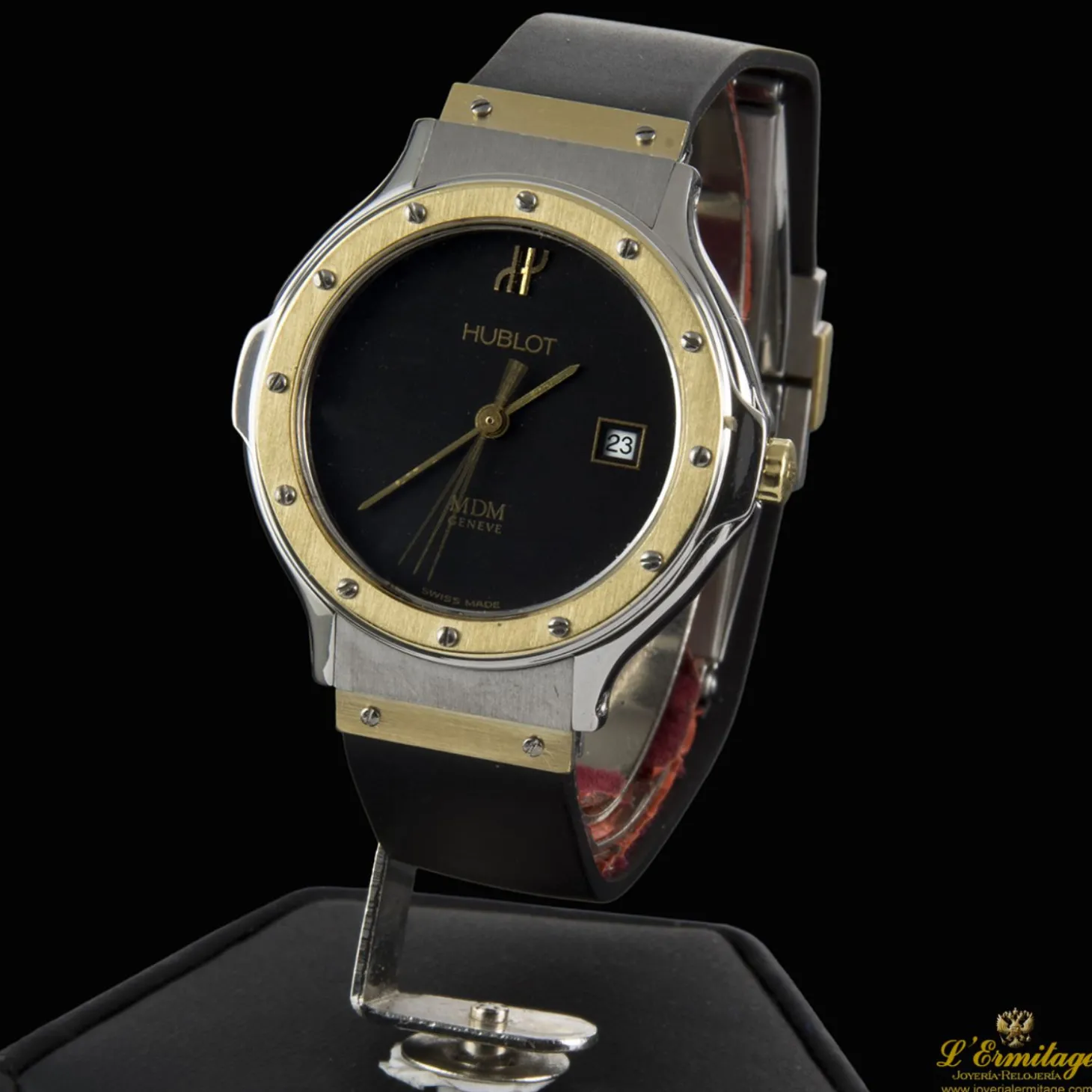 HUBLOT Classic acero y oro cuarzo señora