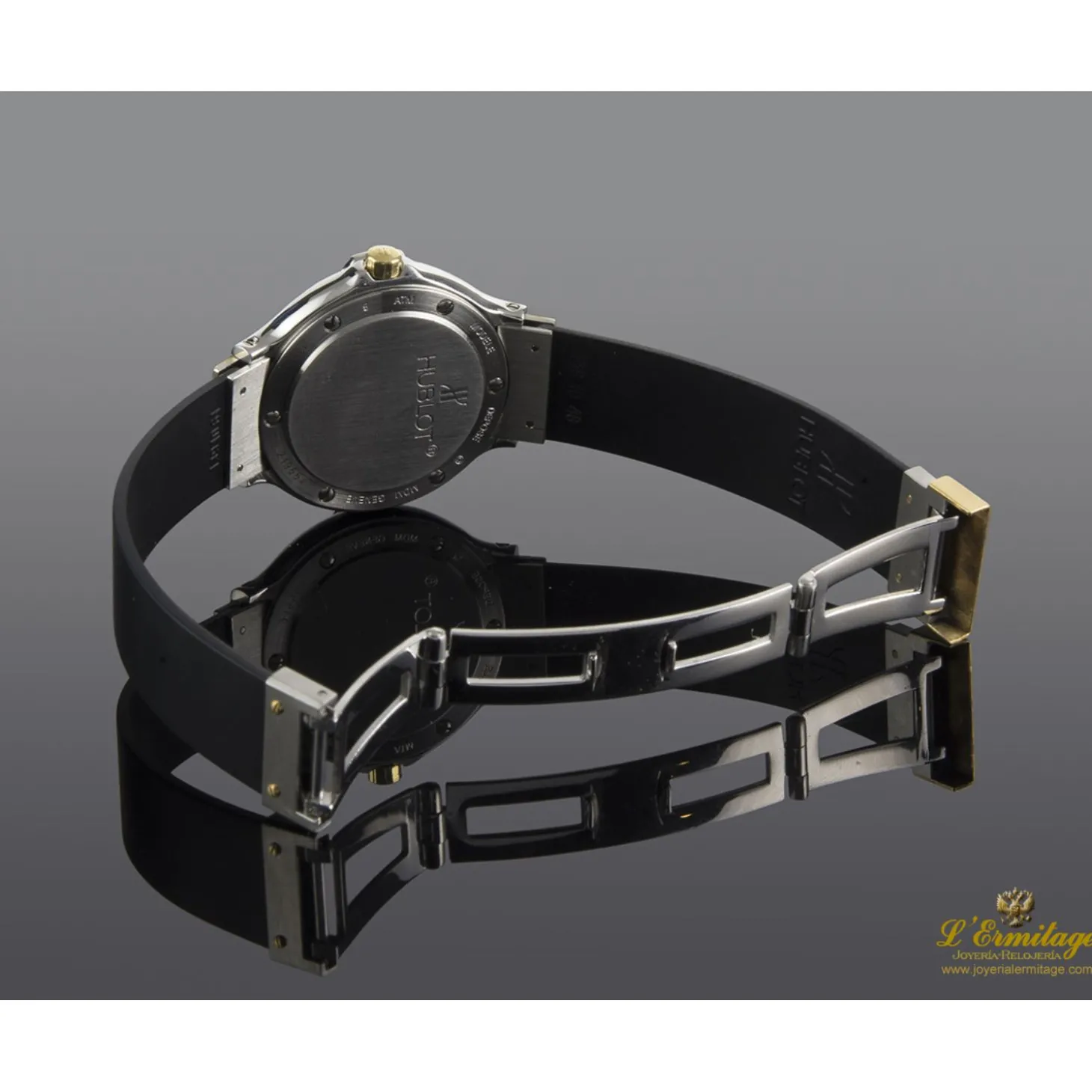 HUBLOT Classic acero y oro cuarzo señora