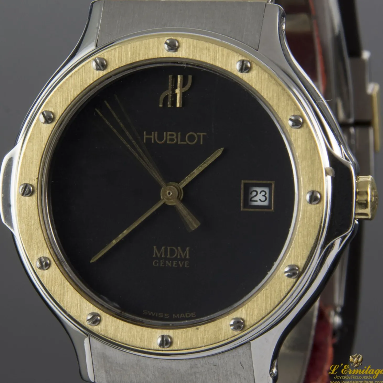HUBLOT Classic acero y oro cuarzo señora