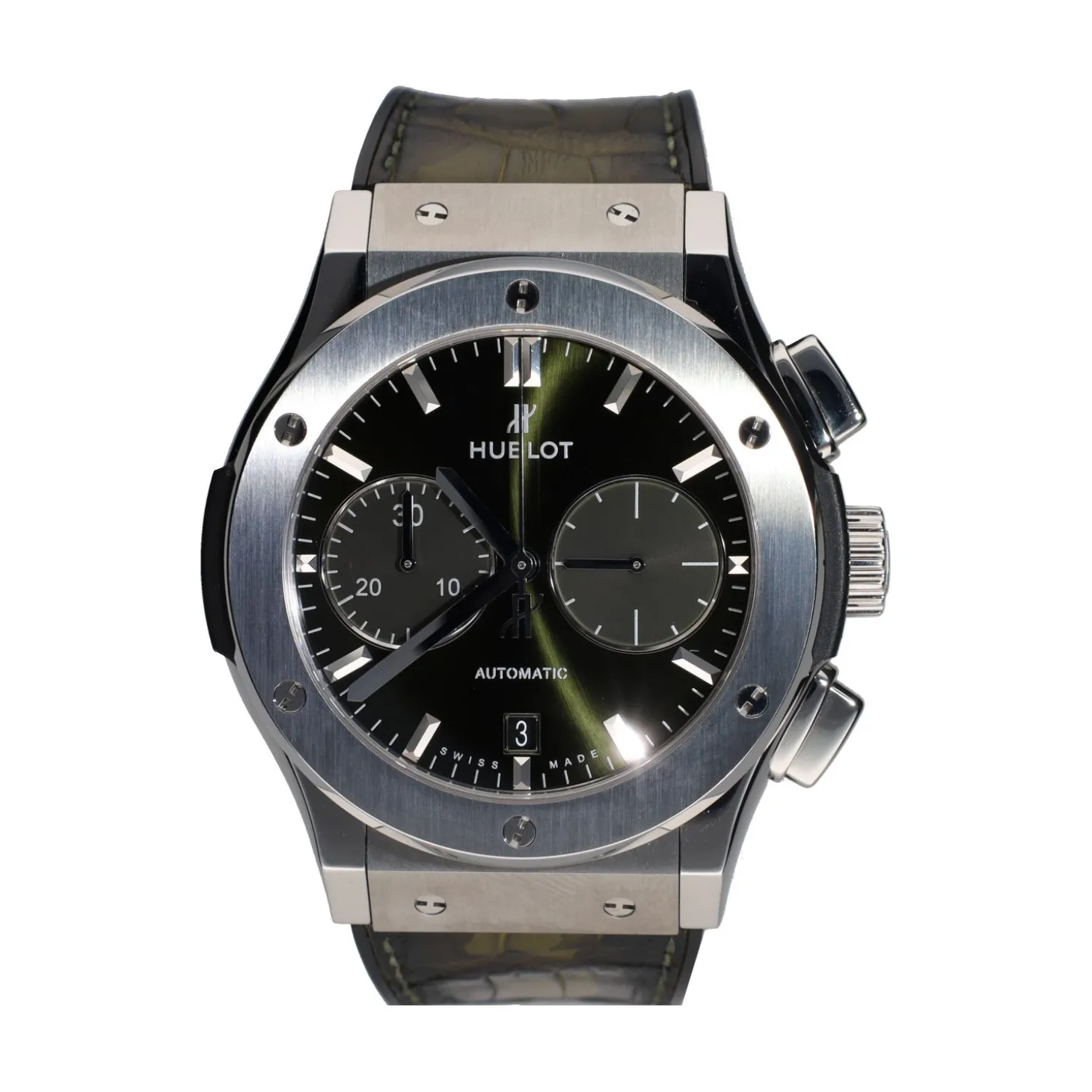 HUBLOT Classic fusion chronograph verde 45mm.