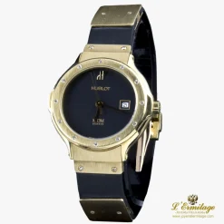 HUBLOT Classic oro amarillo y diamantes cuarzo señora