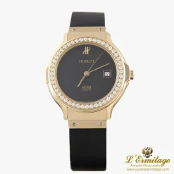 HUBLOT Classic señora oro amarillo y diamantes.