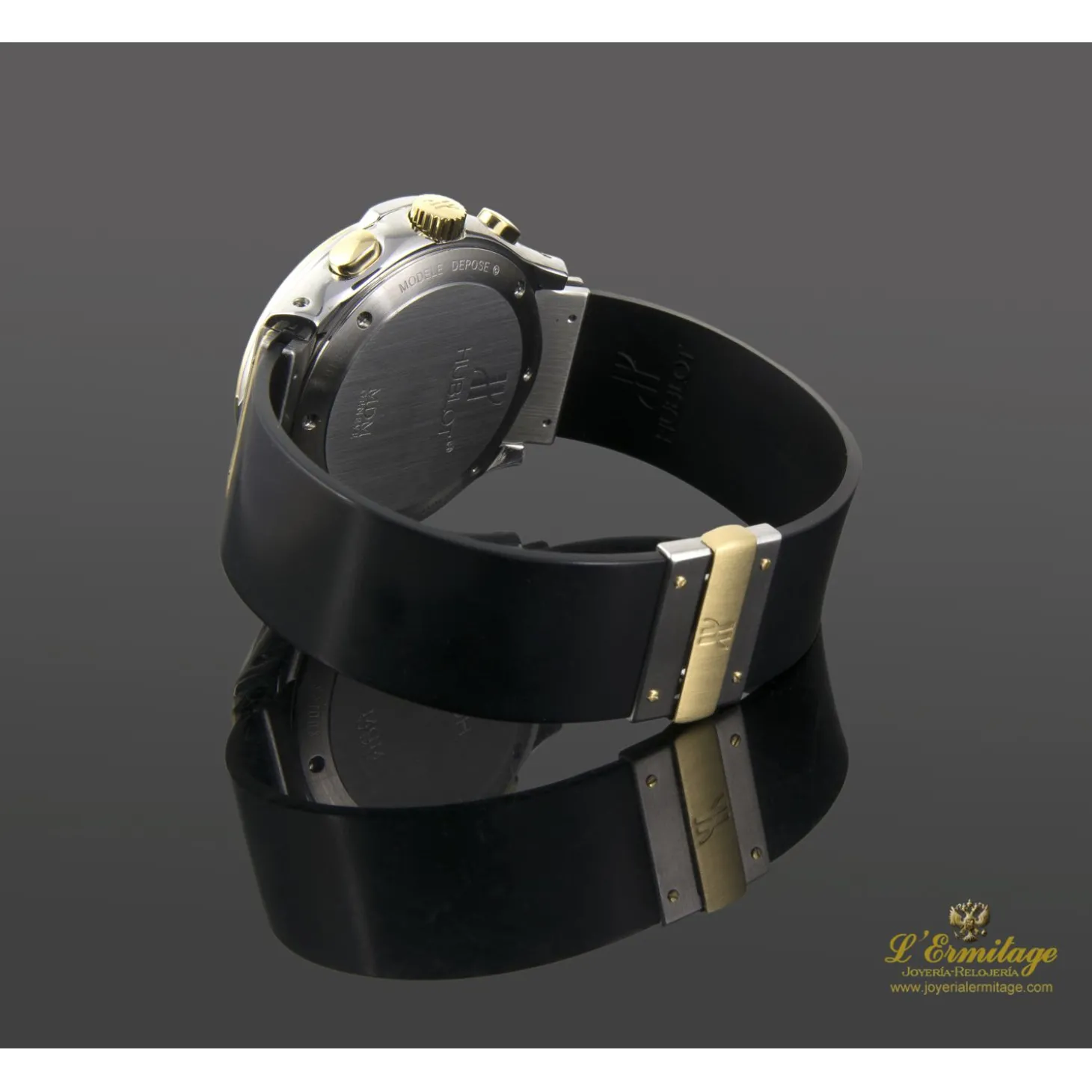 HUBLOT Elegant acero y oro chrono.