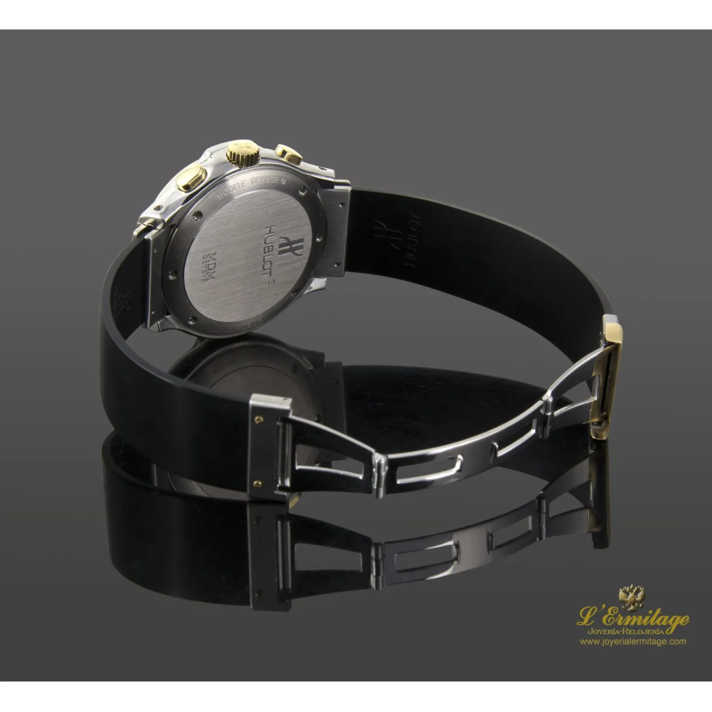 HUBLOT Elegant acero y oro chrono.