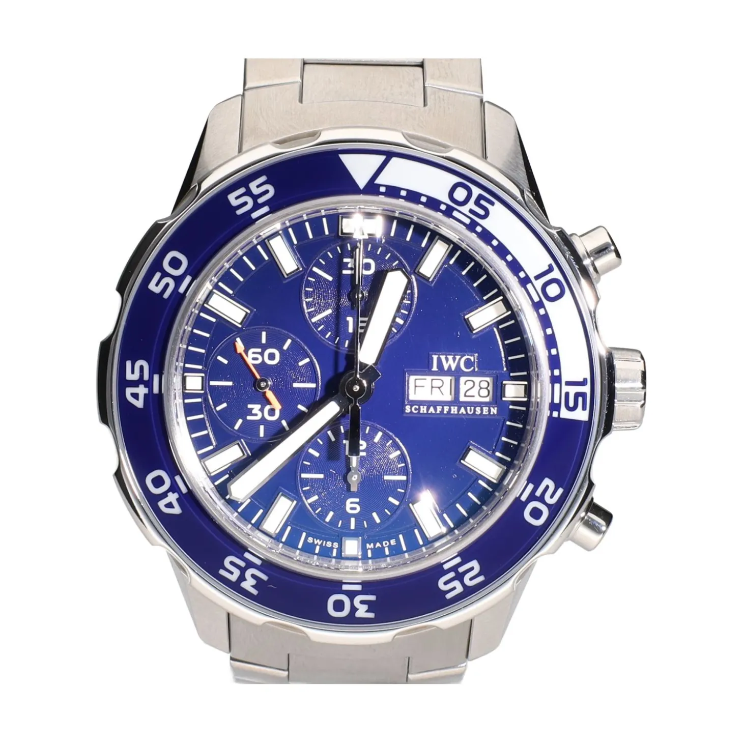 IWC Aquatimer chrono acero 44mm.
