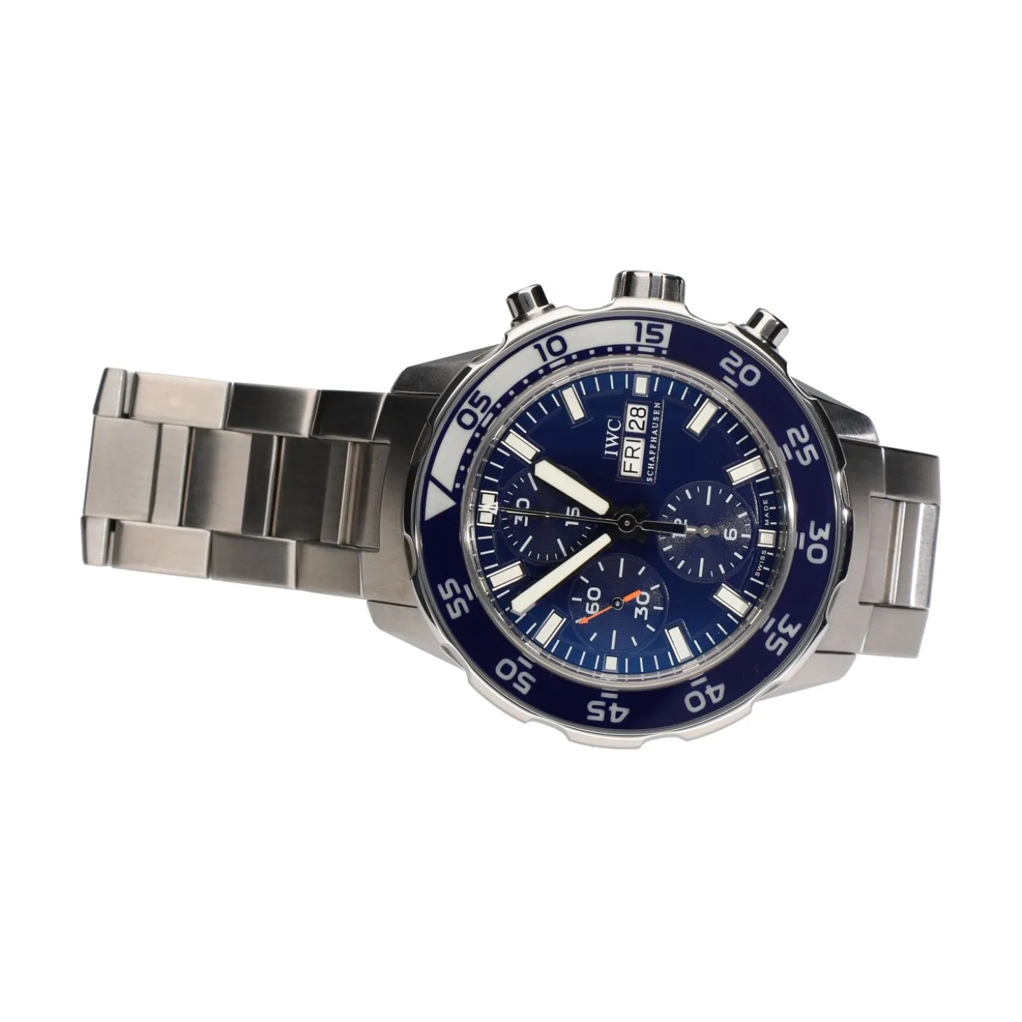 IWC Aquatimer chrono acero 44mm.