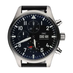IWC Chronoraph pilots day date acero 43mm.