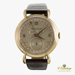 JAEGER-LECOULTRE Antiguo chrono triple date oro amarillo.
