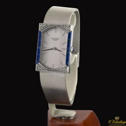 LONGINES Rectangolo diamond lapizlazuli