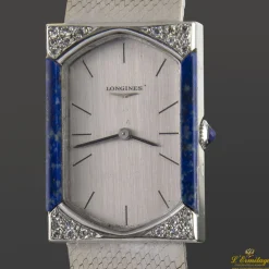 LONGINES Rectangolo diamond lapizlazuli