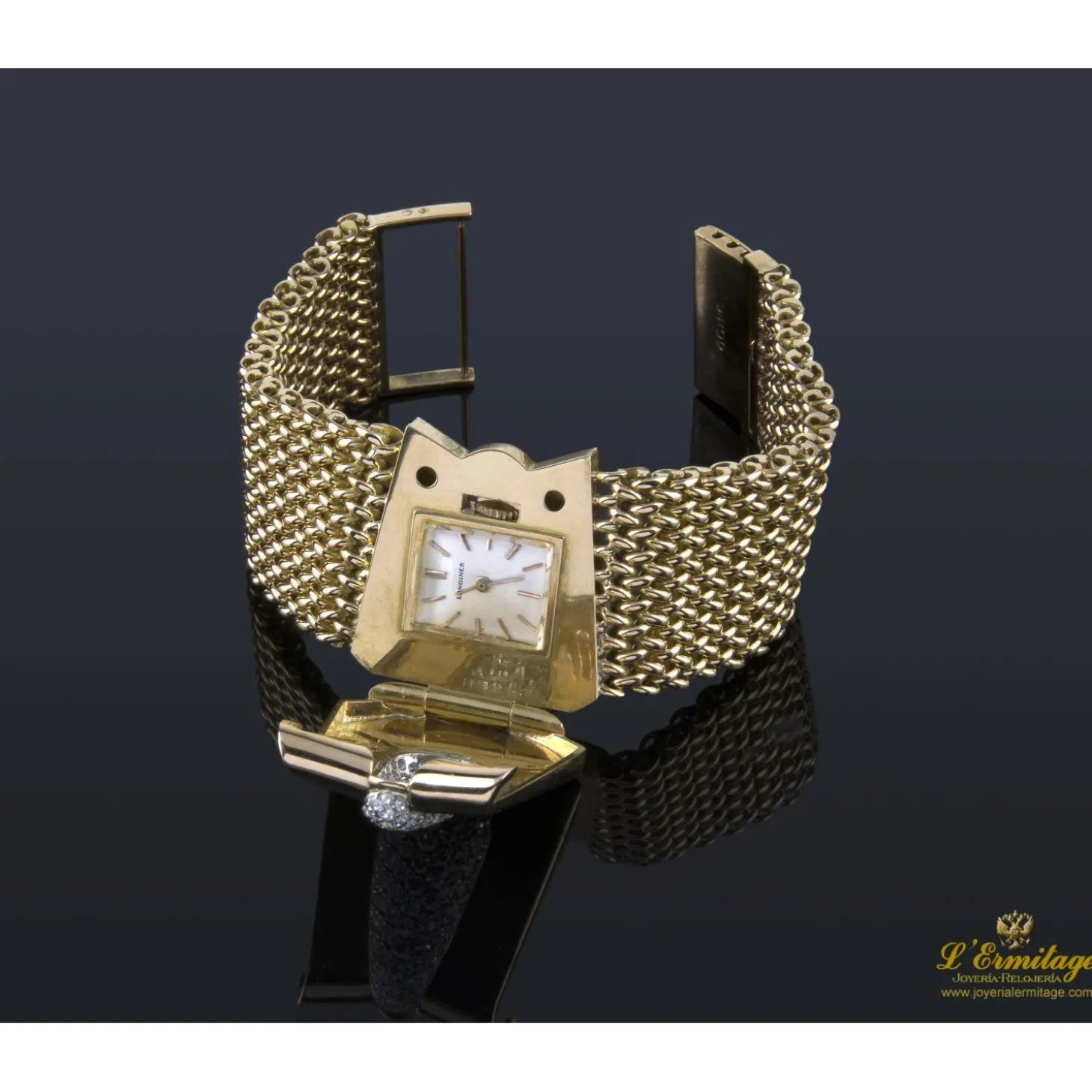 LONGINES Reloj pulsera oro amarillo y diamantes