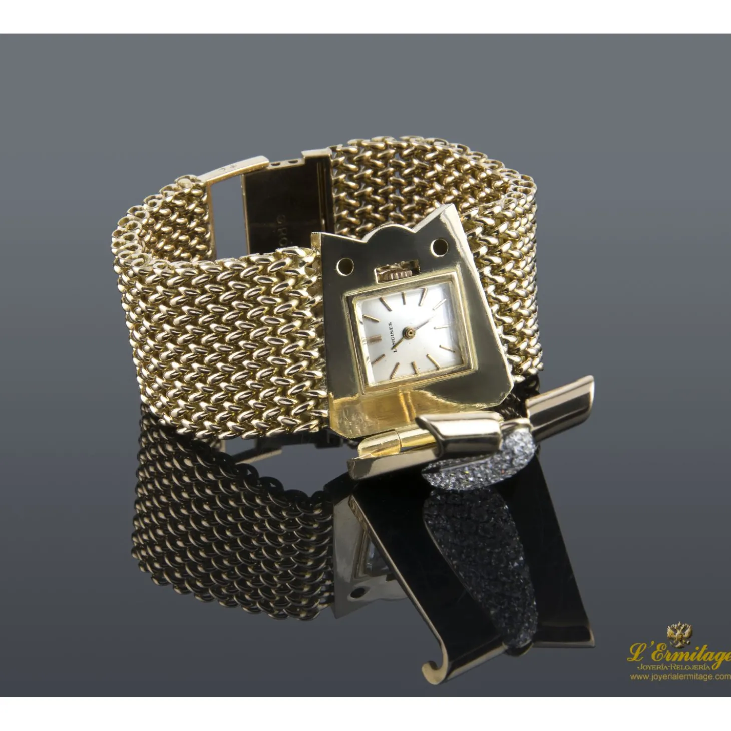 LONGINES Reloj pulsera oro amarillo y diamantes