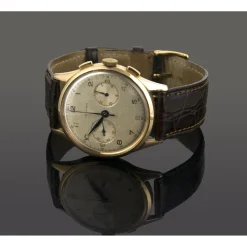 LONGINES Vintage chronograph oro amarillo cuerda manual caballero 38mm