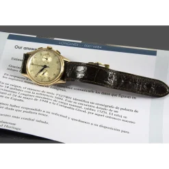 LONGINES Vintage chronograph oro amarillo cuerda manual caballero 38mm