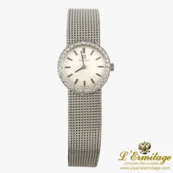 OMEGA Classic oro blanco y diamantes cuerda manual señora 20mm