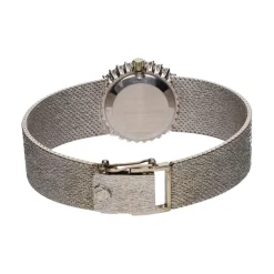 OMEGA Genéve oro blanco con brillantes.