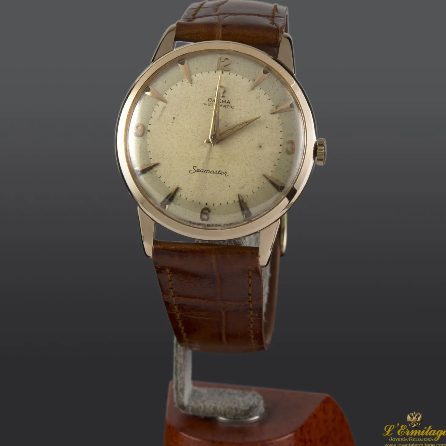 OMEGA Seamaster oro amarillo vintage