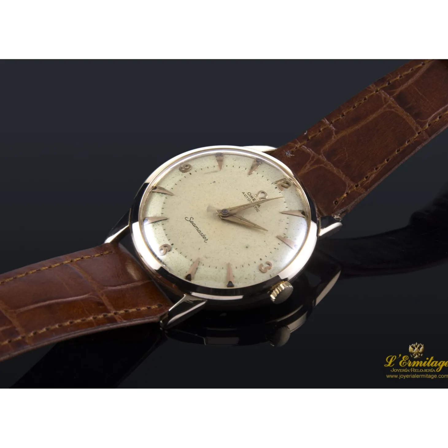 OMEGA Seamaster oro amarillo vintage