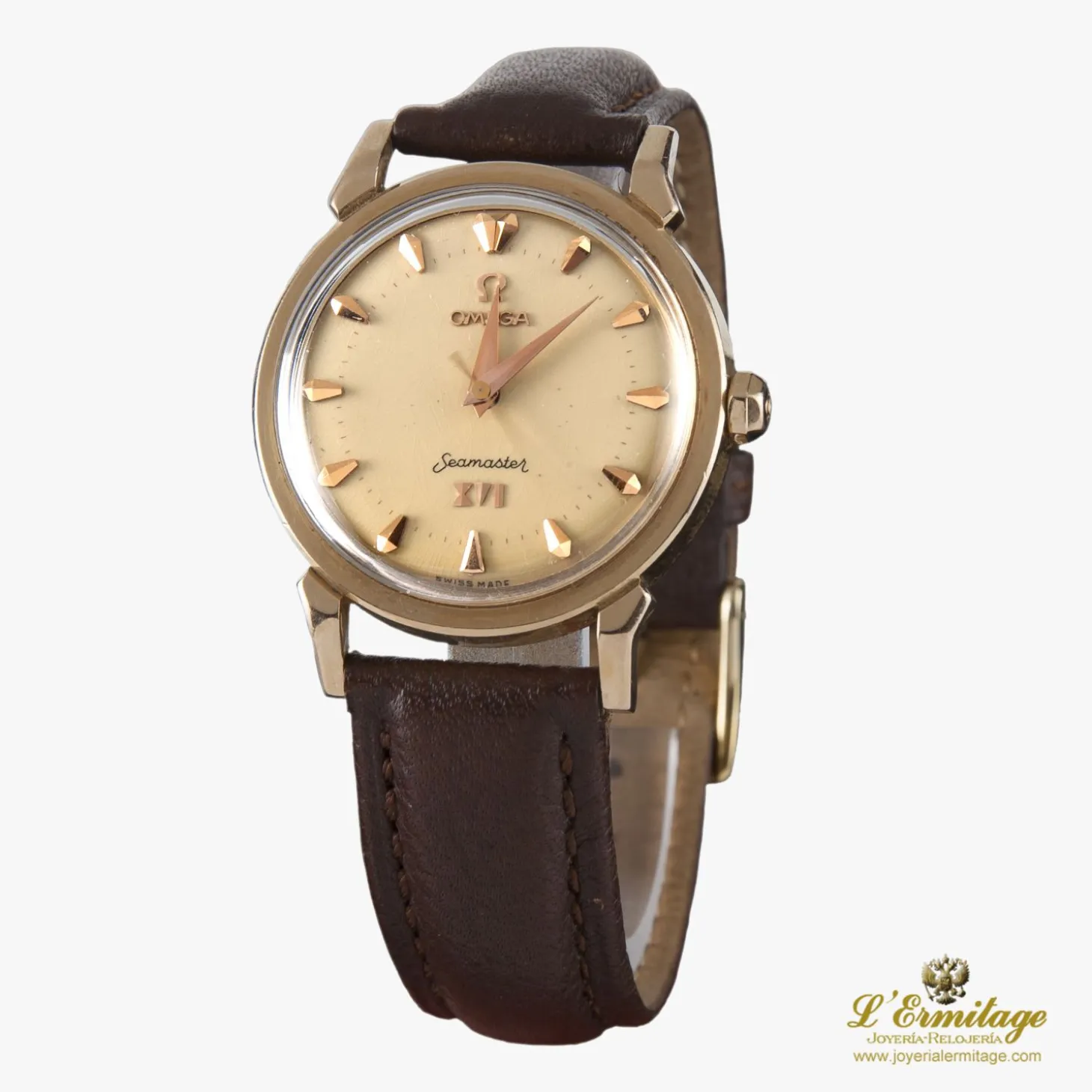 OMEGA Seamaster xvi automatico oro amarillo caballero 33mm