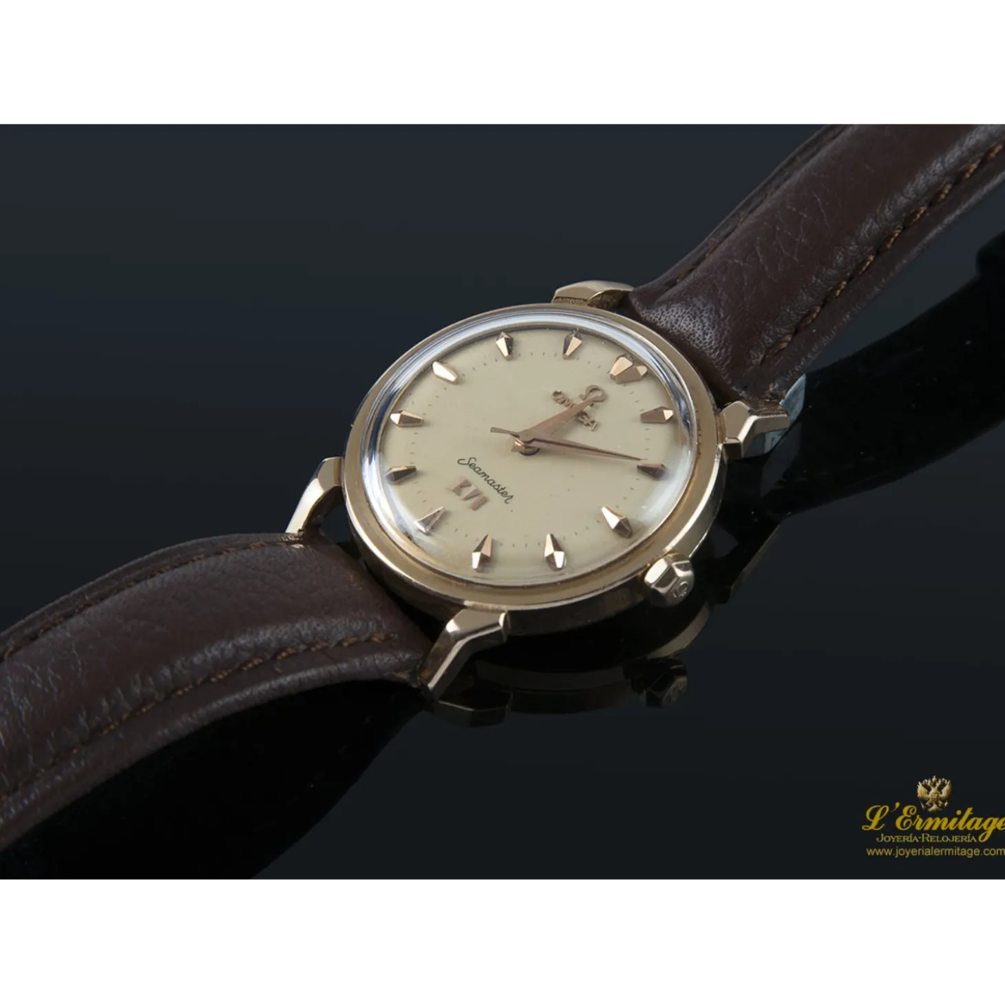 OMEGA Seamaster xvi automatico oro amarillo caballero 33mm