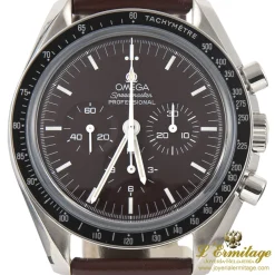 OMEGA Speedmaster professional moonwatch acero chocolate.