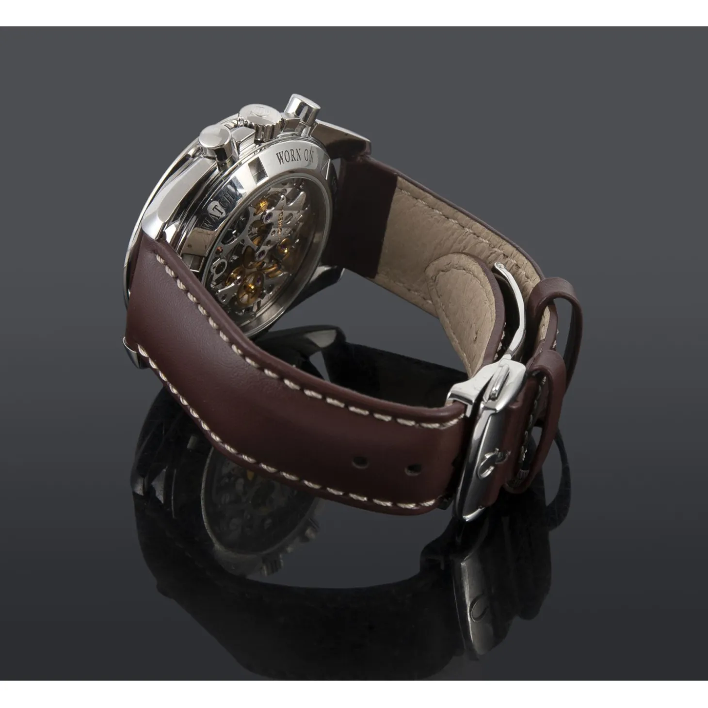 OMEGA Speedmaster professional moonwatch acero chocolate.
