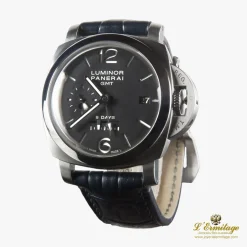 PANERAI Luminor 1950 8 days gmt acero cuerda manual