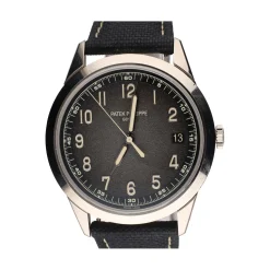 PATEK PHILIPPE Calatrava oro blanco cuero 40mm.
