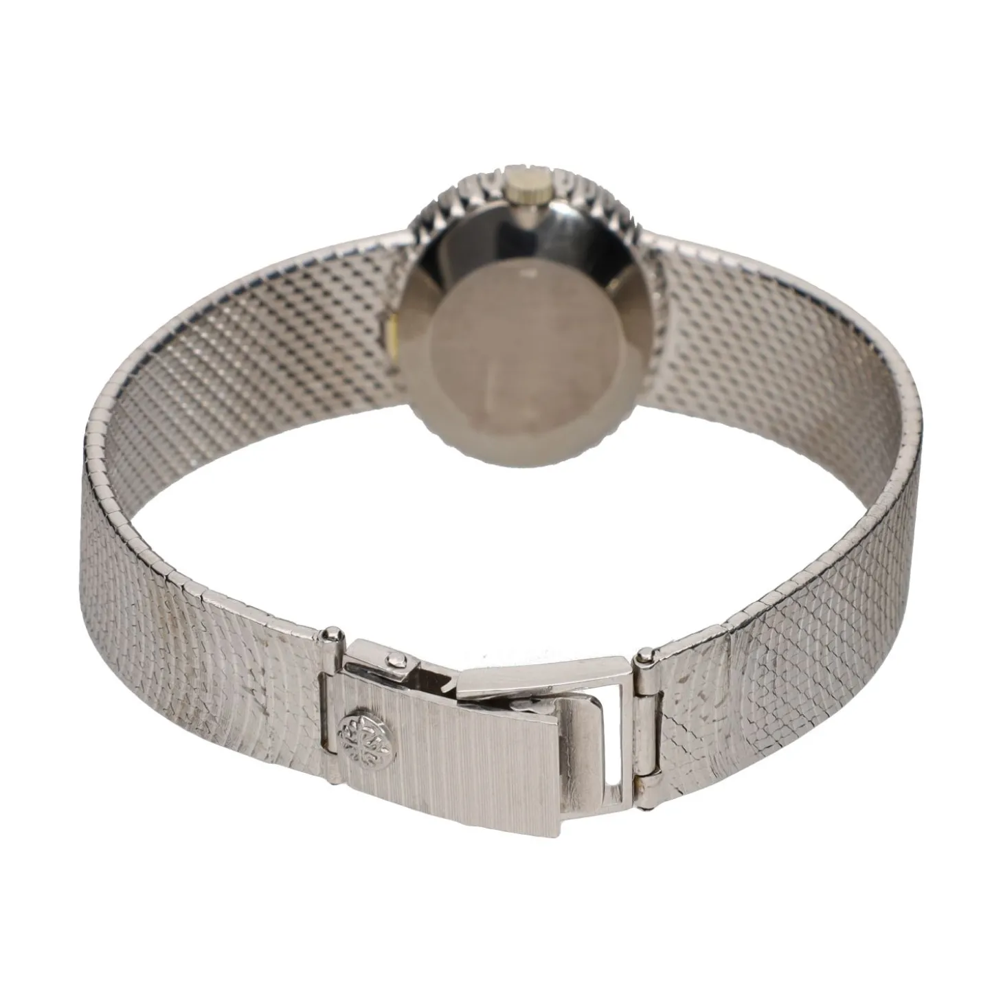 PATEK PHILIPPE Ellipse oro blanco brillantes cuerda manual 24mm.
