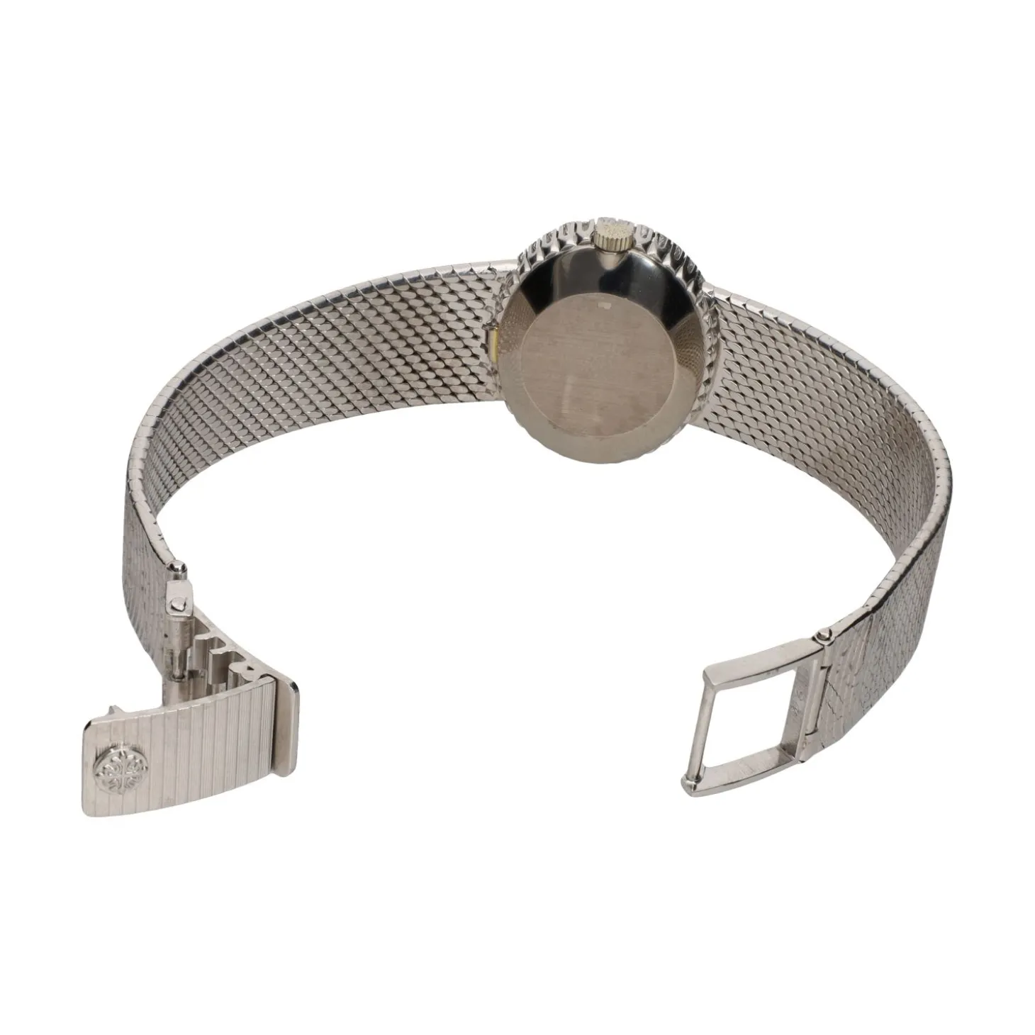 PATEK PHILIPPE Ellipse oro blanco brillantes cuerda manual 24mm.