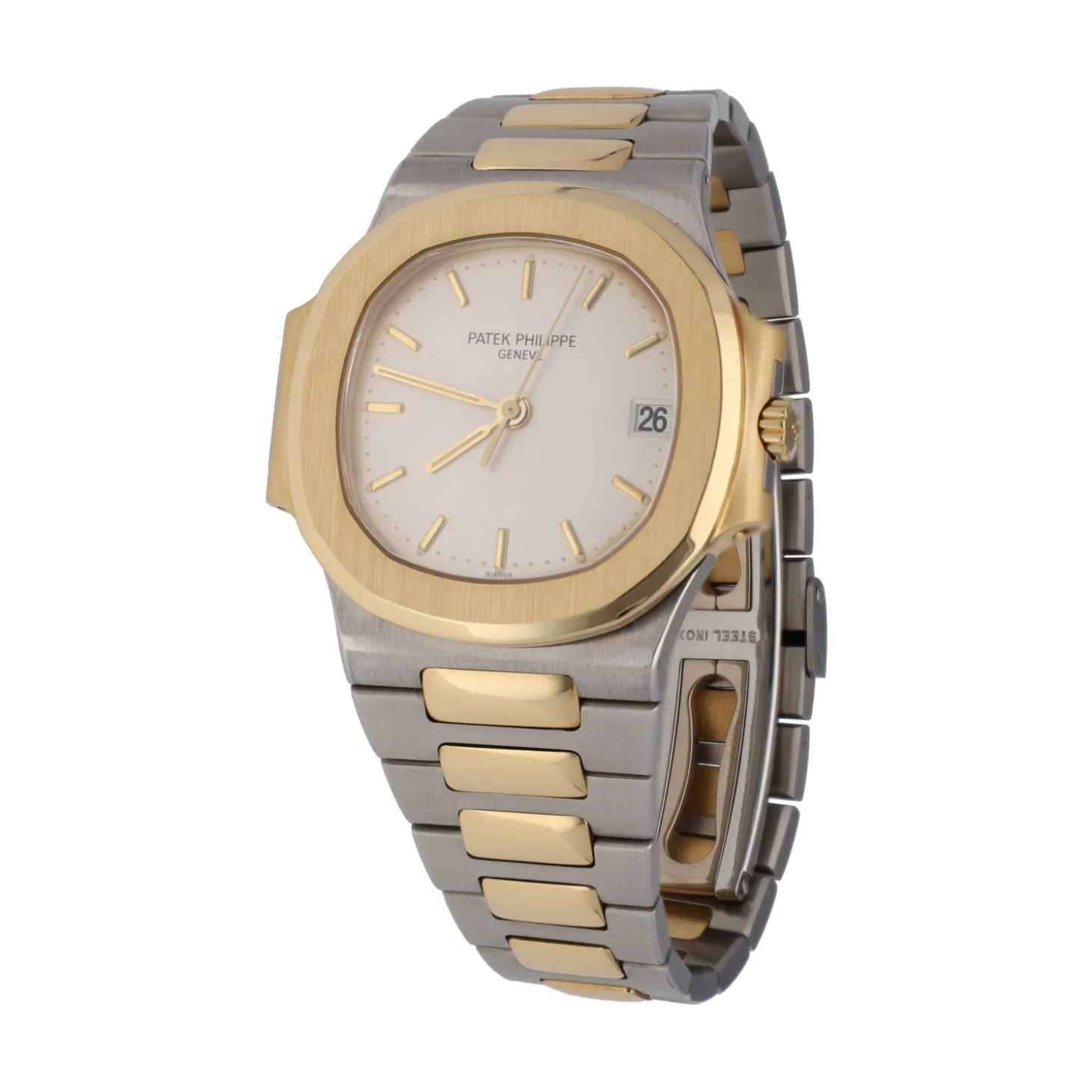 PATEK PHILIPPE Nautilus acero y oro 37mm.
