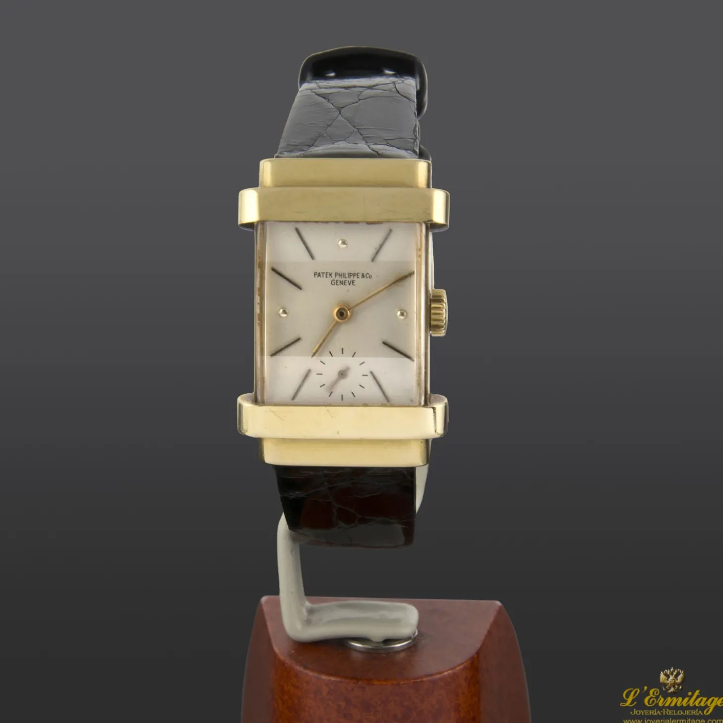 PATEK PHILIPPE Top hat oro amarillo cuerda manual.