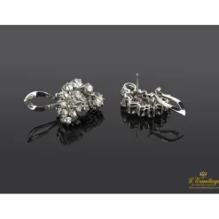 PENDIENTES Pendientes antiguos oro blanco y diamantes naturales.