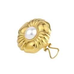 PENDIENTES Pendientes antiguos oro amarillo y media perla