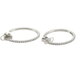 PENDIENTES Pendientes aros oro blanco y diamantes