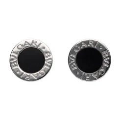 PENDIENTES Pendientes bulgari bulgari en oro blanco y onix.