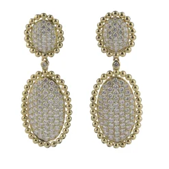 PENDIENTES Pendientes colgantes oro amarillo y diamantes