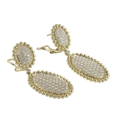 PENDIENTES Pendientes colgantes oro amarillo y diamantes