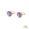 PENDIENTES Pendientes colgantes oro amarillo y amatistas