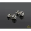 PENDIENTES Pendientes dormilonas oro blanco y diamantes color h, pureza si2 y peso 1,70 cts.