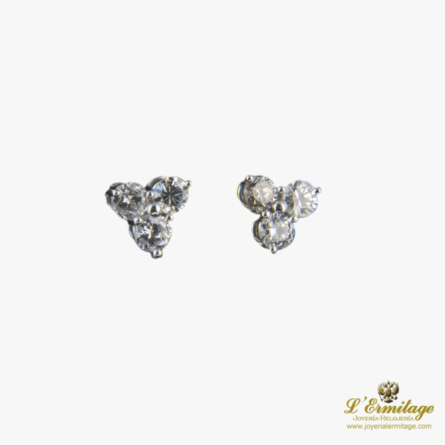 PENDIENTES Pendientes dormilonas oro blanco