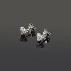 PENDIENTES Pendientes dormilonas oro blanco
