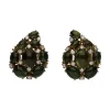 PENDIENTES Pendientes en oro amarillo con cuarzos y brillantes.