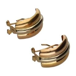 PENDIENTES Pendientes en oro amarillo detalles con gallones.