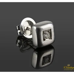 PENDIENTES Pendientes en oro blanco con brillantes