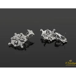 PENDIENTES Pendientes en oro blanco con brillantes