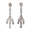 PENDIENTES Pendientes en oro blanco con brillantes.