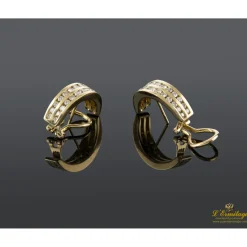 PENDIENTES Pendientes en oro amarillo y brillantes